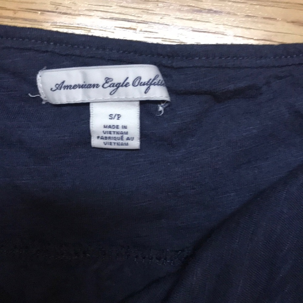 American Eagle handkerchief tie-front tube top S - Picture 2 of 3